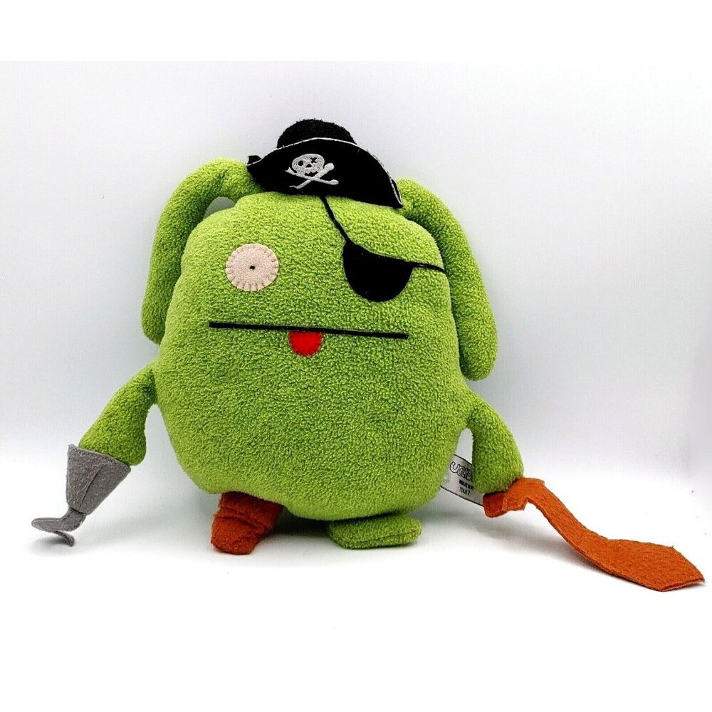 Ugly Doll 13" Plush Pirate Ox Green Stuffed Animal Monster 2013